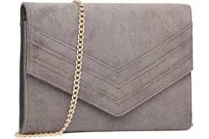 Miss Lulu Pochettes et Clutches Femme, Pochette Cérémonie Mariage Bandoulière de Chaîne Fourre-Tout