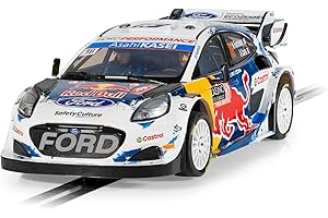 Scalextric Cars - C4569 Ford Puma Rally1 Monte Carlo 2024 - Toy Slot Car for use with Race Tracks and Set - Gift Ideas for Kids and Adults, Accessories