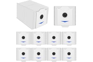 Attemart Sac à Poussière Compatibles avec Ecovacs Deebot N30 Pro Omni Robot, Sac à Vide de Grande Capacité 3L Pour Ecovacs Deebot N30 Omni Pièces de Rechange, 10 Pièces