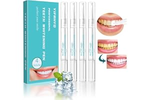 ‎YIFRHYO YIFRHYO Zahnaufhellung Stift Aufhellungsstift für Weiße Zähne, Natürlich Aufhellen und Zähne Bleichen, Bleaching Stift effektiv Flecken entfernen 4PC(Frei von Peroxid)
