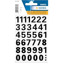 Normaluz Selbstklebendes Edelstahl-Schild „Nummer 3“ – 5x5 Cm, Quadratisch, 0,8 Mm Stark