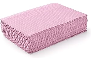 ATOMUS 20 pièces tapis imperméable jetable étanche nappes propres sous-tapis Salon de beauté tatouage protecteur feuille de tampon(pink)