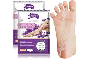 GRTLPOK IDUCEN Foot Peel Mask 2 Pack, Callus Remover & Exfoliating Foot Mask for Men & Women, Baby Soft Smooth Touch Feet - Lavender