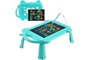 BlueSwan Giochi per Bambini, Tavoletta Grafica da 12 pollici con Supporto, Lavagna Elettronica Cancellabile con Maniglia e Cornice Rimovibile, Tablet Disegno Digitale per Doodle come Regalo,Blu