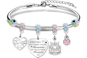 Tibond Birthday Bracelet Gifts, Happy Birthday Gifts for Daughter Sister Niece Friends Bestie Grandma Mom Girls Women 13th 16th 18th 21th 30th 40th 50th 60th Jewellery Presents