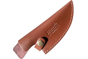 BINOA Skórzana Pochewka Premium na Oryginalny Japoński Nóż Szefa Kuchni Huusk, Uchwyt na Nóż Kuchenny