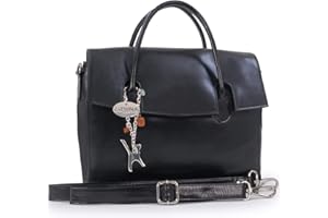 Catwalk Collection Handbags - Borsa a Tracolla da Lavoro - Valigetta 24 Ore Donna - Borsa a Mano Ufficio - Cartella Formato A5 - Ella