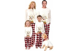 starkit Christmas Matching Family Pajamas Sets, Matching Sets Christmas PJs for Family Pajamas