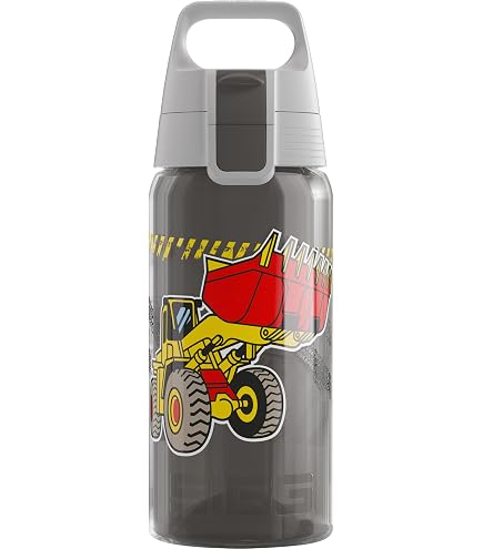 VINSUN Gourde Enfant Avec Paille 500ml - Tritan Sans BPA, Anti Fuite, Légère - Bouteille Enfant Verte Pour Maternelle, Ecole, Sport