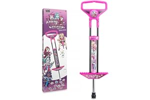Xootz Pogo Stick Jumper Stick For Kids Girls and Boys, Daisy Crushaz Design Pink