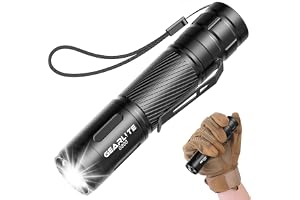 GEARLITE Torches LED Super Bright, 2000LM LED Torch Rechargeable with 3 Lighting Modes, Long Battery Life, Waterproof Flashli