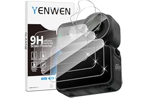 Yenwen Schutzfolie für DJI Osmo Nano für Panzerglas, 3 Stück Displayschutz mit 2 Stück Kameraschutz, 9H Härte Schutzglas Folie HD Klar Panzer Schutz Glas