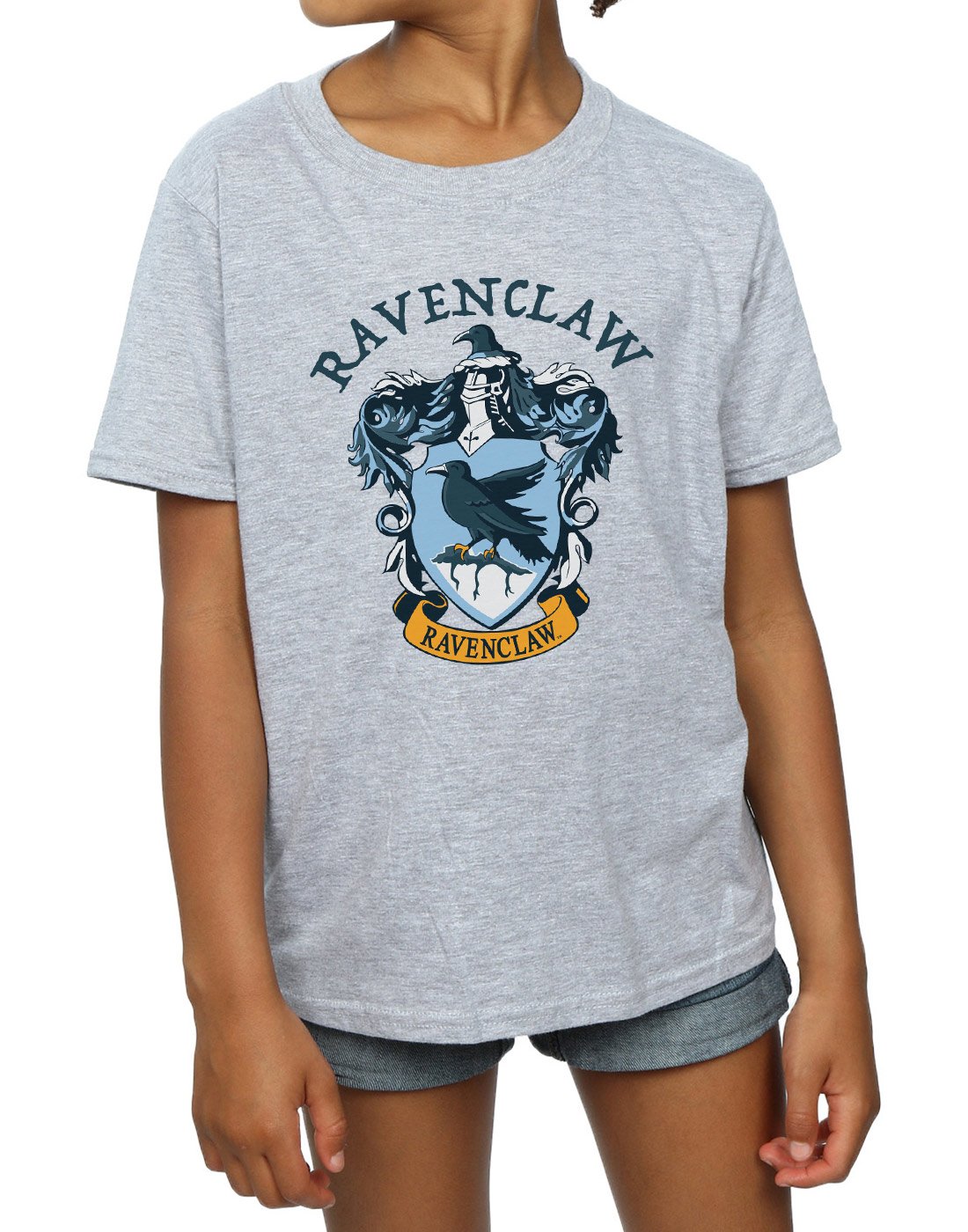 Absolute-Cult-Harry-Potter-Mdchen-Ravenclaw-Crest-T-Shirt