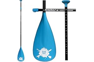 FunWater SUP Paddles - Adjustable Stand Up Paddle 3 Piece or 4 Piece Floating Alloy Portable Paddle Board Paddles - Lightweight & Floating oars - Durable and Packable - Efficient Padding