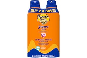 Banana Boat Ultra Mist Sport Performance Bread Spectrum Sun Care Sonnenschutzspray - Doppelpack - LSF 30, 2 Stück