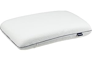 Technogel Original Deluxe Ortopedyczna poduszka pod kark/głowę, antybakteryjna, żelowa poduszka HWS dla osób śpiących na plecach i na boku, w zestawie poszewka na poduszkę, 14 cm, biały, TG-PIL1D14