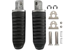 XMT-MOTOR Poggiapiedi Moto Pedane Passeggero Posteriore Adatto per Hayabusa GSX1300R 2008-2012 GSF1250 Bandit 1250 GSX1250 2008-2011 GSX650