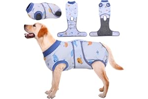 Kuoser Hundebody Nach Op, Hundebody Nach Kastration Rüde Hündin,Hundebody Nach Op Hündin, Atmungsaktiv Body Für Hunde Nach Op,Leckschutz Hund, Anti-Wundlecken Op Body Hund,Segelboot XXL