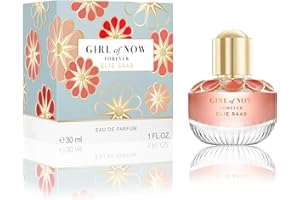 Elie Saab Girl of Now Forever 30 ml – Eau de Parfum da Donna – Fragranza Floreale Fruttata – Note Frizzanti di Lampone, Limone, Rosa, Fiore d'Ormond e Patchouli – Flacone in Vetro Trasparente