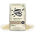 Lightly Toasted White Sesame Seeds by Munchy Seeds - Nutritious Vegan Snack, Perfect for Baking & Meal Toppings, Rich in Essential Nutrients, 500g