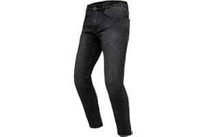 BROGER California Jeans da Moto Uomo | Fodera in Fibra Aramidica | Protezioni SAS-Tec Ginocchio, Anca, Coccige | Elementi Riflettenti | Slim Fit