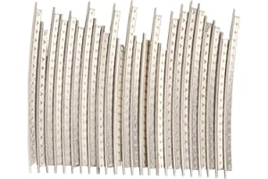 Bnineteenteam 24pcs Guitare frette de cuivre Blanc Fils fretwire Ensemble pour Guitares électriques Accessoires de Jeu Frettes Guitare Electrique PRS