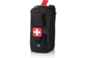 GINZER Molle Medical IFAK Pouch, EMT First Aid Pouch Bag, Tactical Emergency Survival Pouch, Empty Trauma Kit, Medical EDC Pouch for Outdoor Travel Camping Hiking Trekking, Climbing Hunting