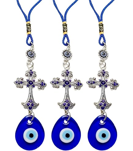 Ciondolo Decorativo Da Parete Con Occhio Maligno Blu, Amuleto Turco Nazar Malocchio, Decorazione Per La Stanza Per La Protezione Della Casa (albero - 13