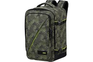 American Tourister Take2Cabin Disney - Ryanair Cabin Bag 25 x 20 x 40 cm, 24 L, 0,50 kg, bagaglio a mano, backpack aeroplano S Underrseater, multicolore (Donald Duck Camo)