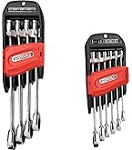 KS Tools 503.4865 GEARplus Gelenk-Ratschenringmaulschlüssel-Satz, 12