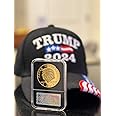 Trump 2024 Coin Display Case Never Surrender in God We Trust Make America Great