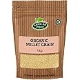 Organic Millet Grain 1kg by Hatton Hill | Nutritious & Versatile Wholegrain for Cooking and Baking
