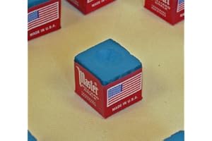 MASTER BILLIARDS Master Chalk BLUE Snooker & Pool Chalk - BOX of 12