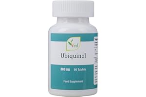 VED Avec l'ubiquinol | Forme active coq10 | Absorption élevée/Bioactivité améliorée | 300 mg, 90 comprimés