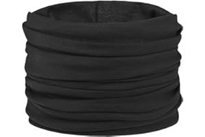 Chapeaushop Headband Freedom Basic Foulards Bandana (Taille Unique - Noir)