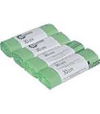 Joseph Joseph IW2 Biodegradable Trash Bags, Custom Fit Bin Liners For Food Waste Caddy 1 Gallon / 4 Liter 100% Compostable, Pack Of 50 - View #3