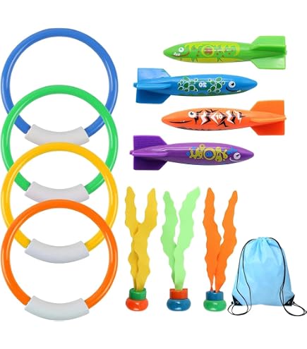 Arches De Plongée Schildkröt – 3 Tunnels Sous-marins Flexibles Pour Apprendre à Nager Dès 6 Ans