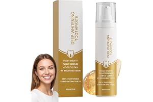 Shryske tandkräm, Shryske Whitening-tandkräm för känsliga tänder, mild daglig munvårdstandkräm, stödjer munrenhet och fräschar upp andedräkten, emaljvänlig daglig vård (1 PC)