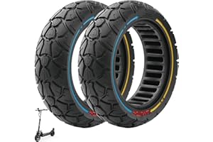 ‎VOLOHAS VOLOHAS 10x2,7-2,75 Vollgummireifen 255x70 Solide Reifen 70/65-6,5 Ersatzreifen für Hitway H5/HB24/Hiboy/Smartgyro Speedway/Rockway/Crossover Speedway 5/Dualtron 3/Kugoo G-Booster/G2 Pro (Bunt 2 PCS)