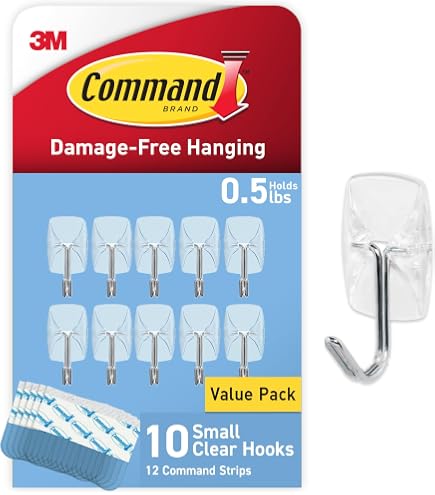 Crochets Adhésifs VELCRO HANGables - Lot De 8, Support 225 G, Sans Percer, Pour Photos Et Décorations