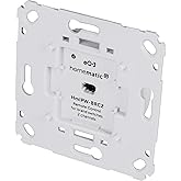 Homematic IP Wired Smart Home Wall Switch for Brand Switches HmIPW-BRC2, 2-Way