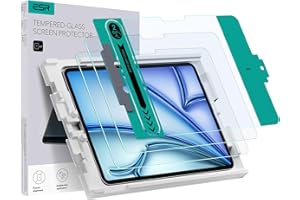 ESR 2 Pezzi Pellicola Protettiva per iPad Air 11" M3/M2 (7°/6° Gen, 2025/2024), Vetro Temperato, Protezione per lo Schermo per Supporto di Facile Applicazione, Resistente ai graffi, Chiarezza HD