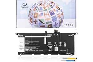 ANTIEE 52Wh DXGH8 Laptop Batterie Replacement for Dell XPS 13 9370 9380 7390 2019 Inspiron 13 7000 7390 7391 2-in-1 5390 5391 14 7400 7490 Latitude 3301 E3301 Vostro 13 5000 5390 5391 P82G001 P113G001