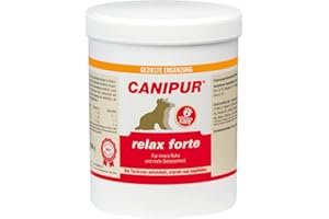 Canipur Vetripharm Relax forte | 500 g | Ergänzungsfuttermittel für Hunde | Kann dabei helfen die Stressresistenz bei Hunden zu verbessern | Kann unterstützend wirken bei Angst