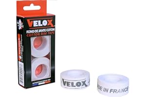 Velox Deluxe Cotton Rim Tape, 13mm (Pair), White