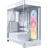 CORSAIR Frame 4500X RS-R ARGB Semi-Tower PC Case with Panoramic Glass - InfiniRail Mounting System, Holds Two 360mm Radiators