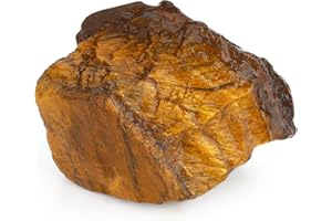 XIANNVXI Cristal de Oeil de Tigre Pierre de Cristal de Oeil de Tigre Pierre de Cristal de Guérison Naturelle Pierre de Cristal Pierres Précieuses Une Pièce