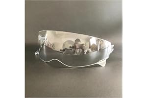 XYJTC Motorrad Helmvisierlinse, Innenvisier for Motorradhelme for Scorpion EXO Combat/Covert-X Retro Lens Sonnenschutzhelmzubehör(Blau)(Transparent)