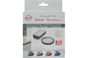 Rowenta Moulinex Kit de Filtration Aspirateurs Compact Power Cyclonic ZR005901, Voir Descriptif