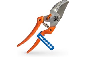 ‎ORIGINAL LÖWE Original LÖWE 8 Profi Amboss Gartenschere 8.107 mit Bypass Geometrie - scharfe handliche Schere mit Stahl-Klinge Antihaftbeschichtung und ergonomisch geformte Griffe für Schneidarbeiten im Garten